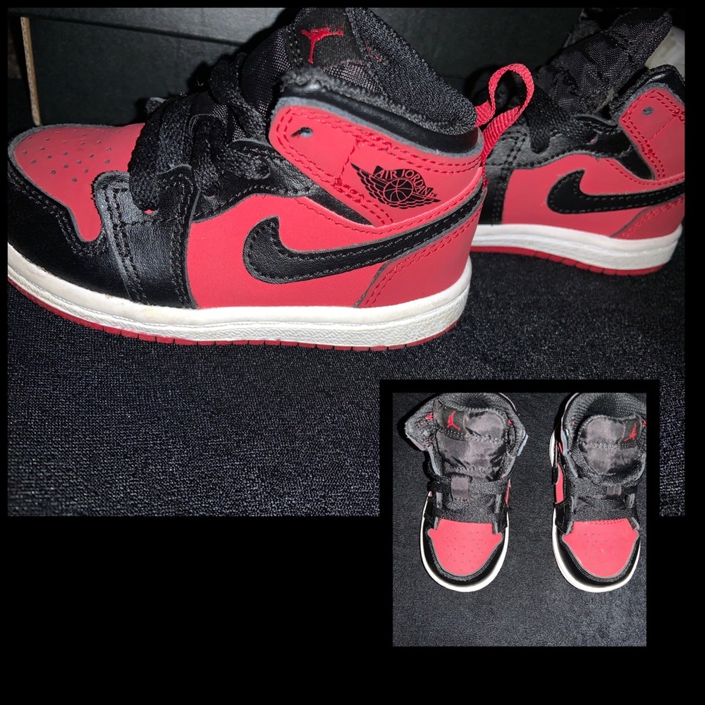 Jordan 1 red & black